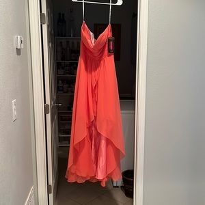 Coral Bridesmaid dress - brand new with tags